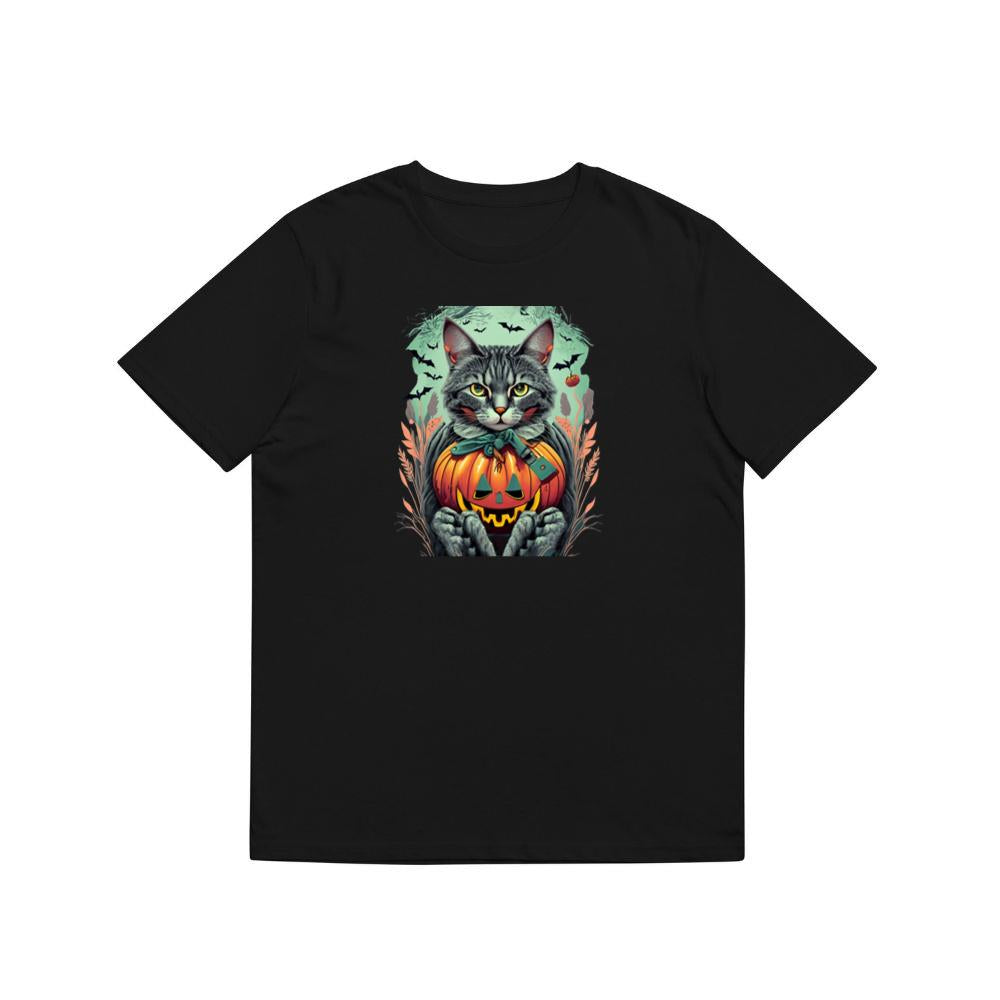 Cat Pumpkin Halloween T-Shirts