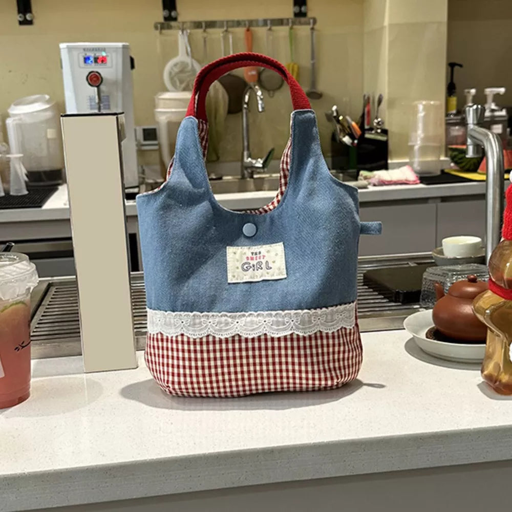 Printed Canvas Handbag