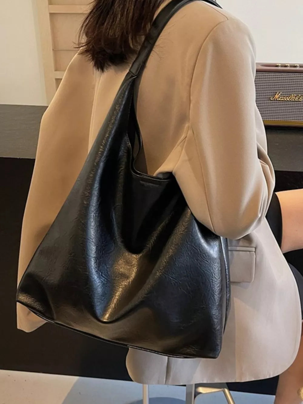 PU Leather Tote Bag