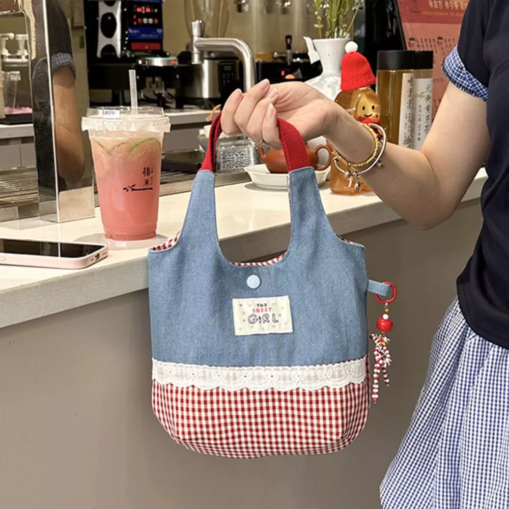 Printed Canvas Handbag