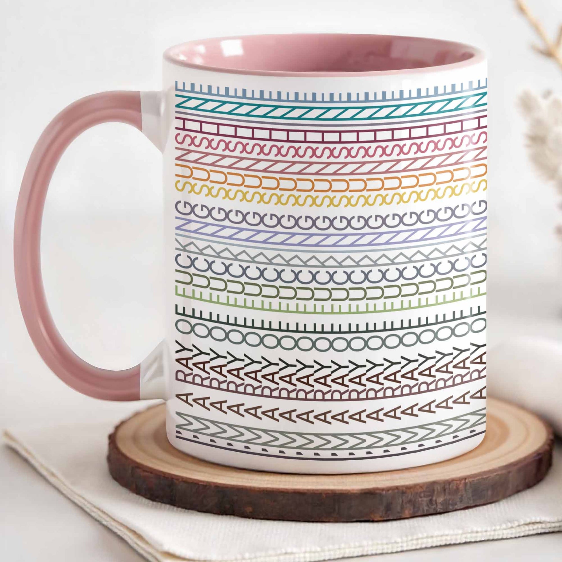 A Ray Of Sunshine On A Cloudy Day Colorful Design - Personalized Custom Accent Mug - BST149_AMUG