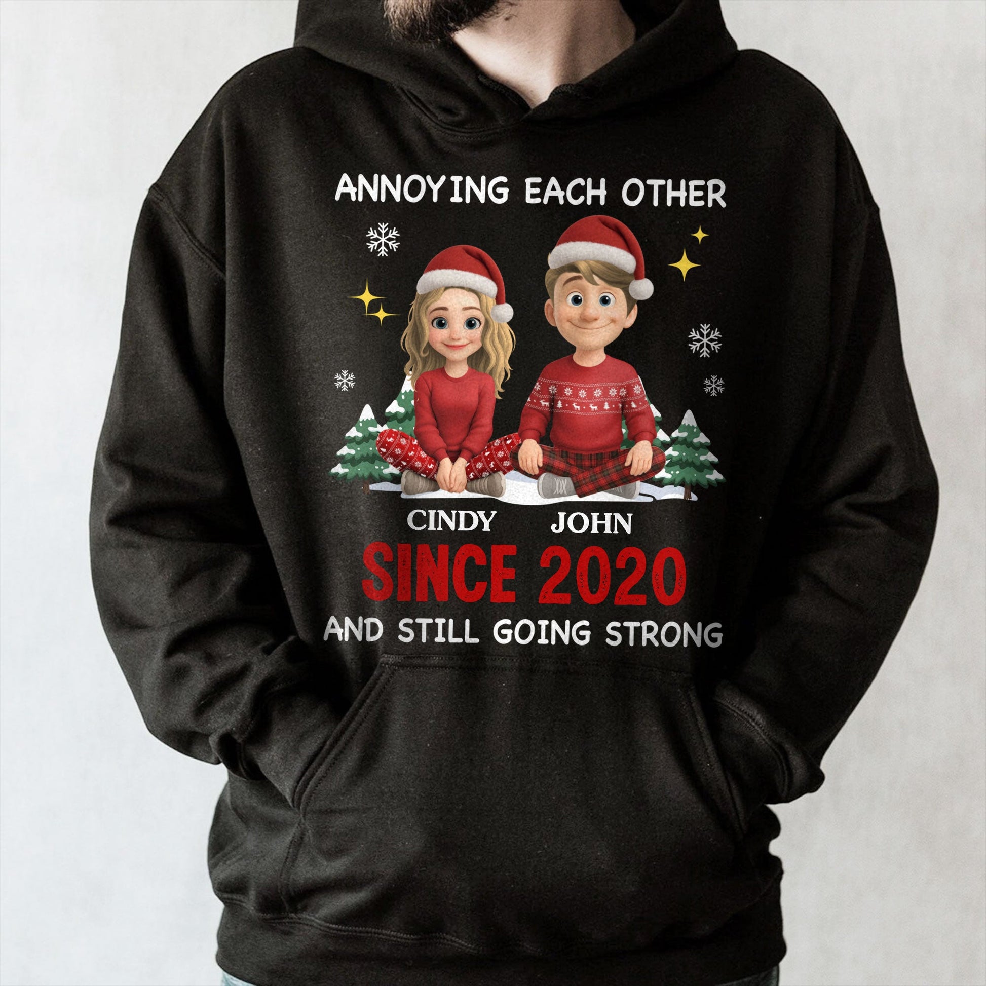 Annoying Each Other Since [Year], Christmas Couples Design