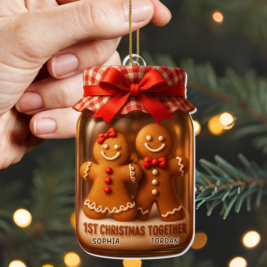 1st Christmas Together Gingerbread Cookies Ornament