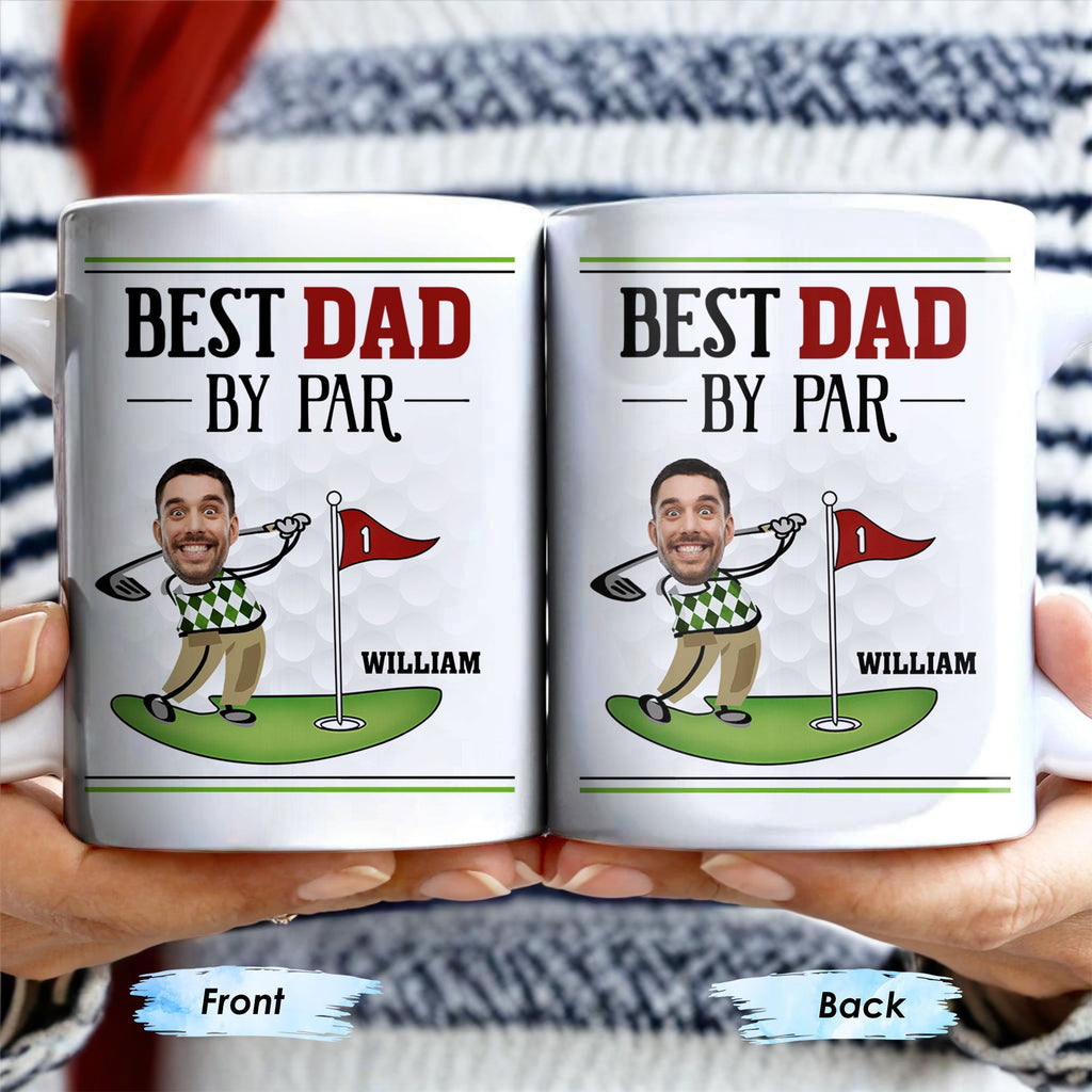 Best Dad By Par, Golf And Flag