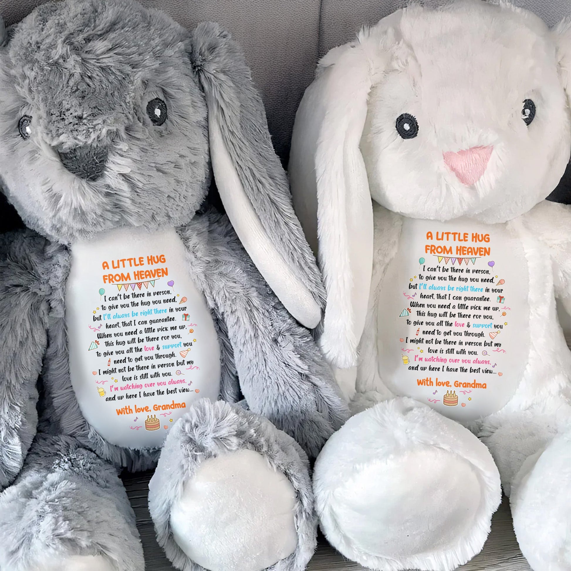 A Little Hug From Heaven Plush Bunny