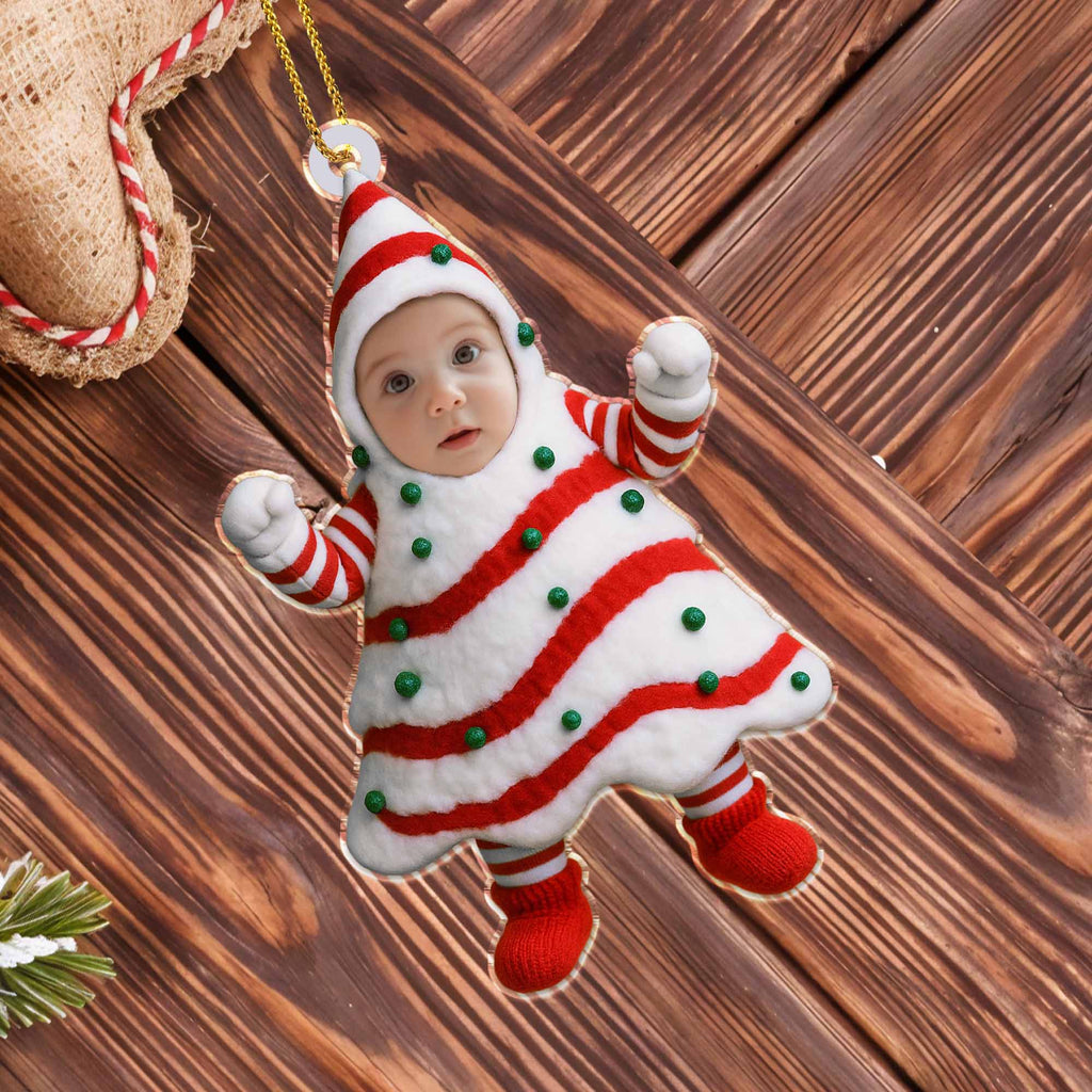 Celebrate The Holidays With A Festive Christmas Tree Costume - Personalized Custom Acrylic Ornament, Christmas Gift - KID282_ACO