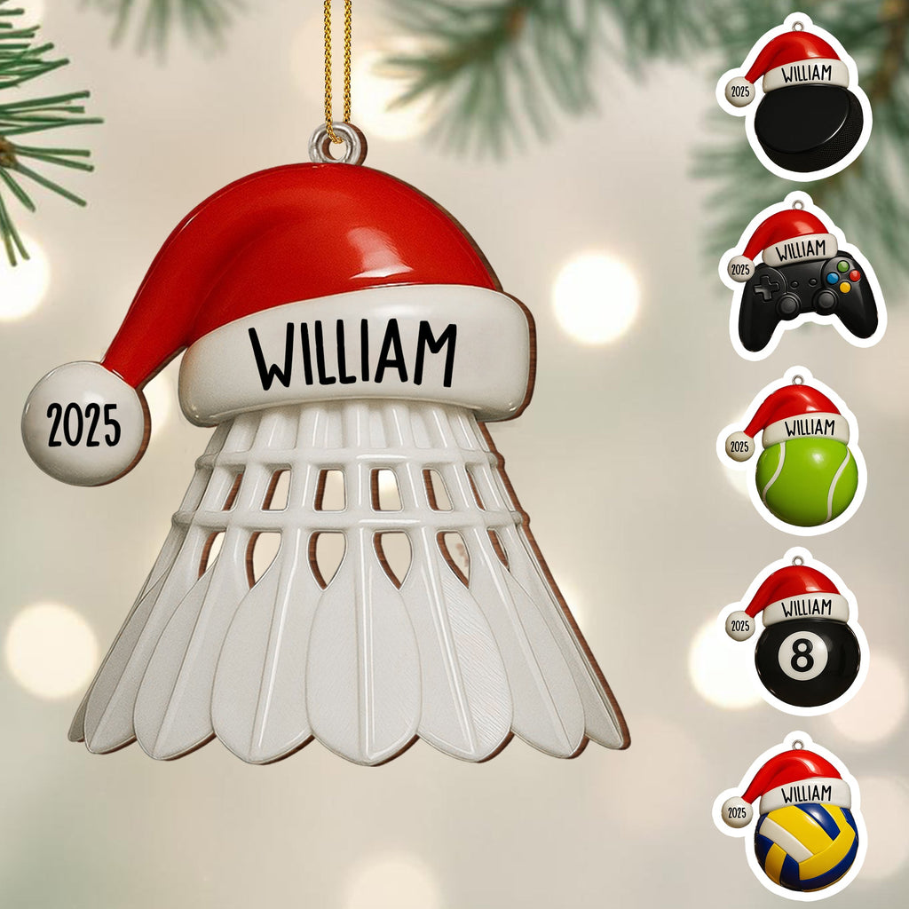 Celebrate Your Special Moments With a Personalized Tennis Ball - Personalized Custom Wood Ornament, Custom Shaped - SPORT021_WDO