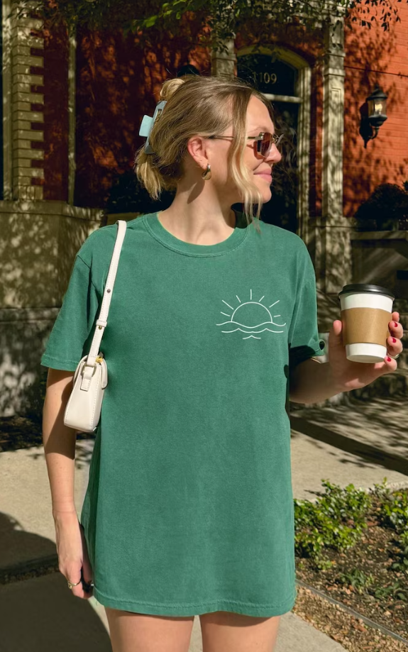 Sunset Shirt, Sun Ocean Summer T Shirt