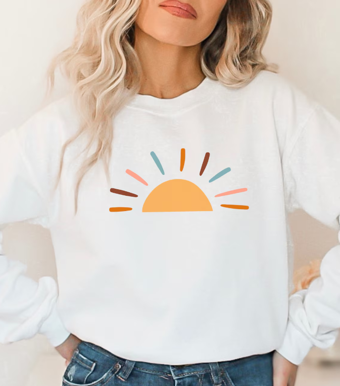 Sunshine good vibes sweatshirt