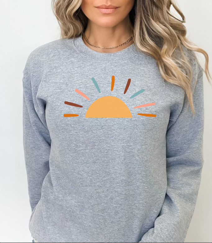 Sunshine good vibes sweatshirt
