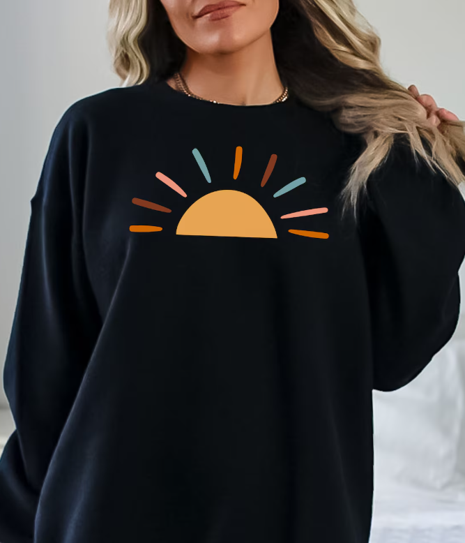 Sunshine good vibes sweatshirt