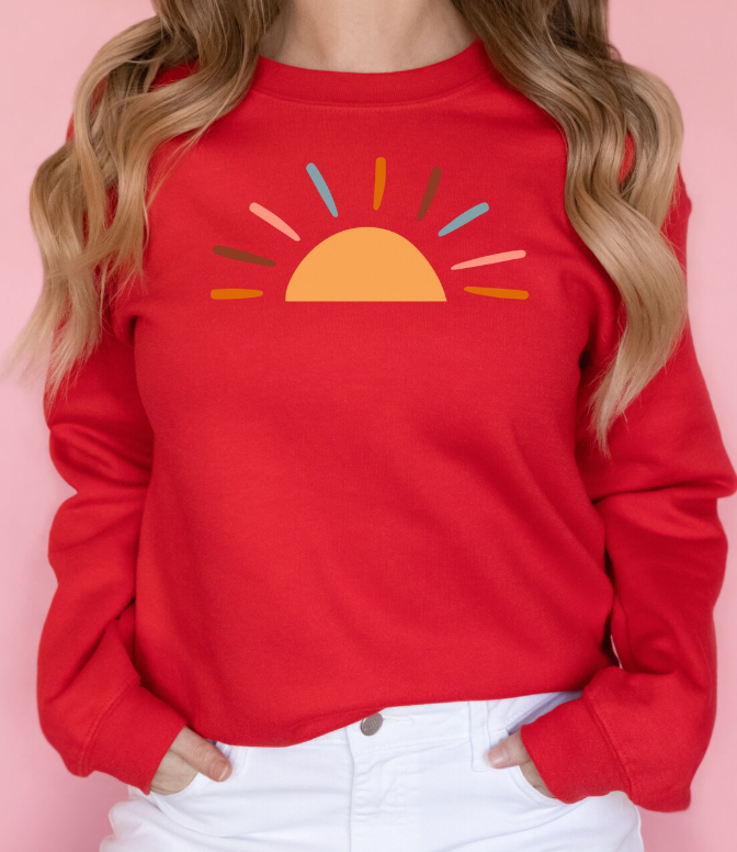 Sunshine good vibes sweatshirt