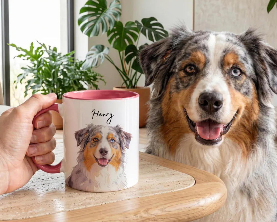 Personalized Dog & Cat Accent Mug