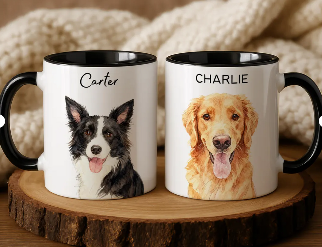 Personalized Dog & Cat Accent Mug