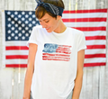 Watercolor American Flag Shirt