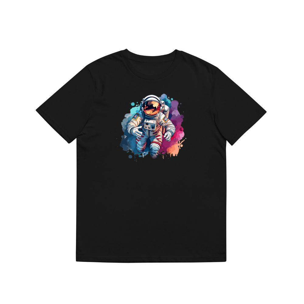 Colorful Astronaut Water Art T-Shirts