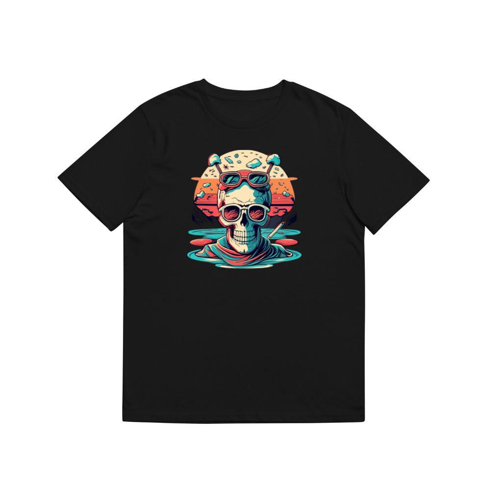 Cool Skeleton With Glasses Vintage T-Shirts