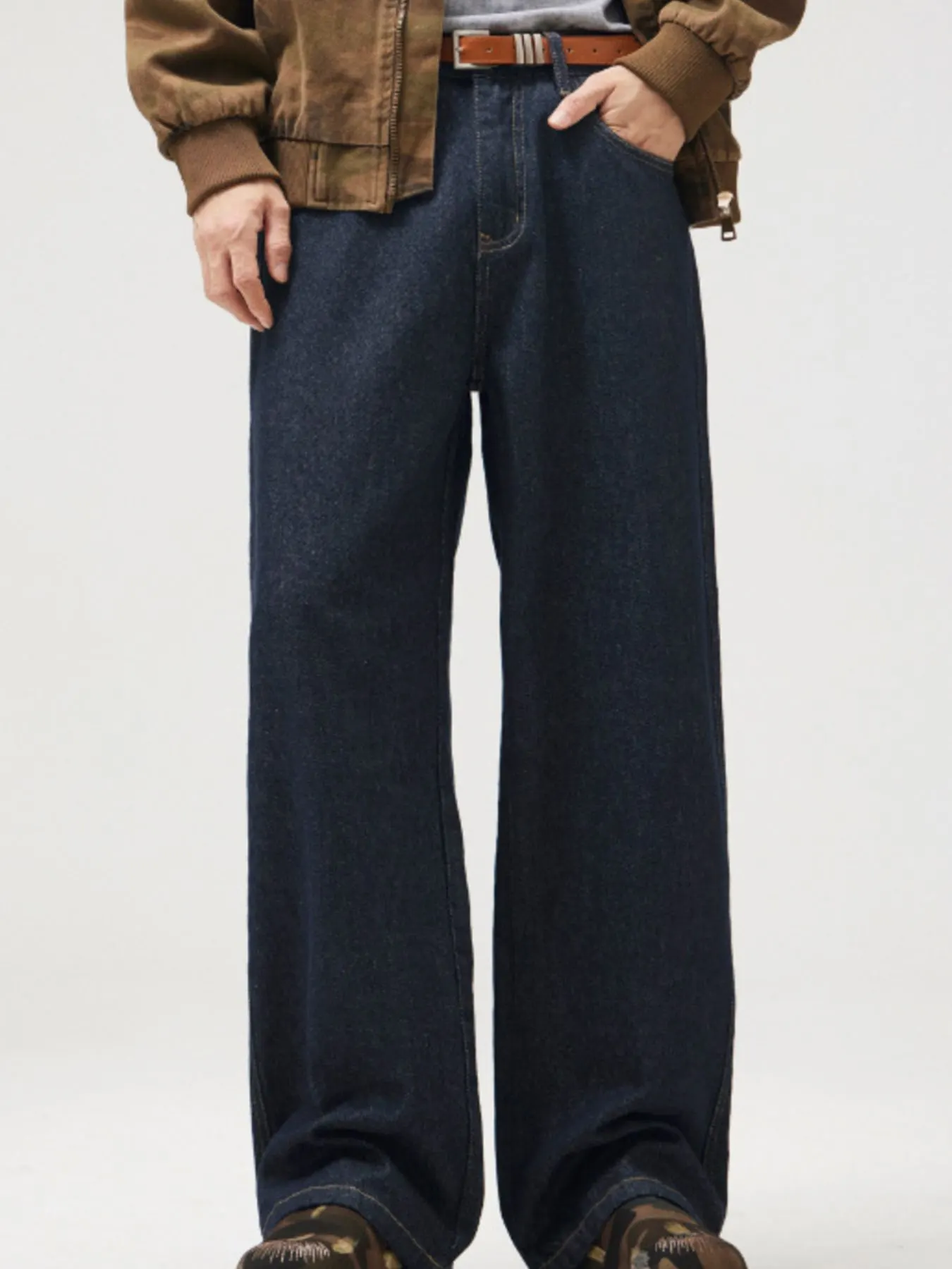 Men's Vintage Relaxed Fit Jeans - Dark Navy