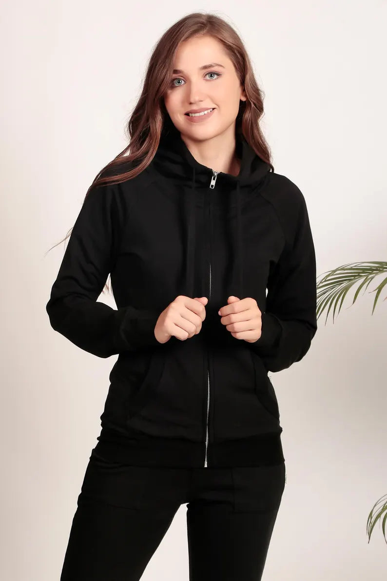 Cotton Full Zip Women's Jacket