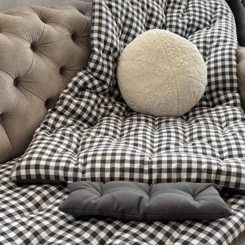 Quilted Sofa Cover: Pet-Friendly Cotton Couch & Furniture Protector