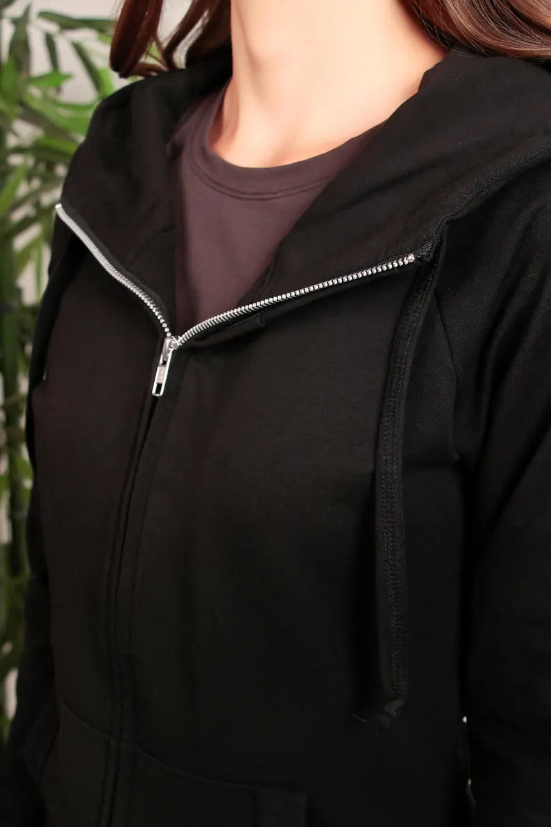 Cotton Full Zip Women's Jacket