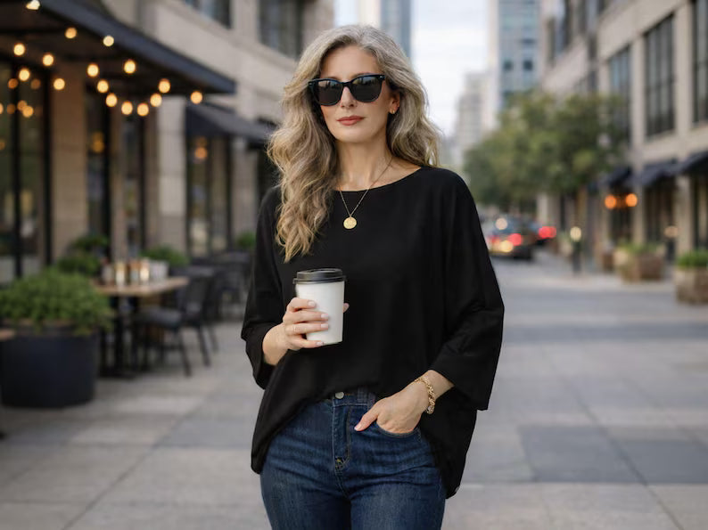 The Softest Modal Dolman Oversized Tee