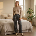 Soft Sweater Women Round Neck Minimalist