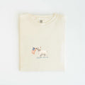 T-shirt with American flag print for Westie dog lovers.